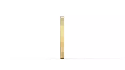Faceted Grooved Stackable Band (1.5mm)