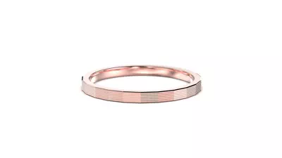 Faceted Grooved Stackable Band (1.5mm)