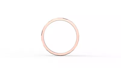 Faceted Grooved Stackable Band (1.5mm)