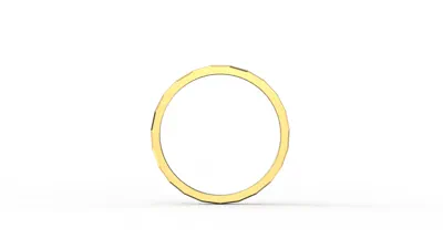 Faceted Grooved Stackable Band (1.5mm)
