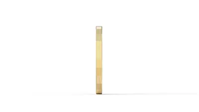 Faceted Grooved Stackable Band (1.5mm)