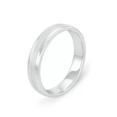 Triple Milgrain Band (4mm)