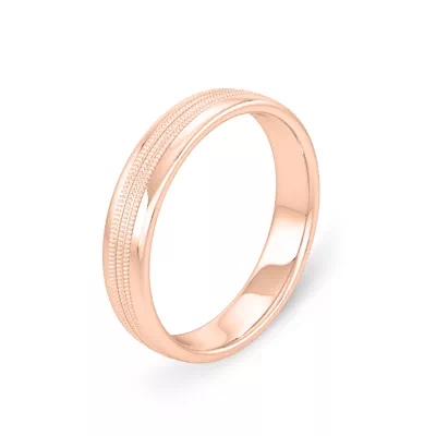 Triple Milgrain Band (4mm)