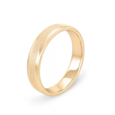 Quad Milgrain Band (6mm)