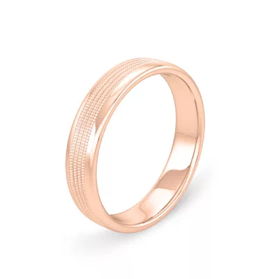 Quad Milgrain Band (6mm)