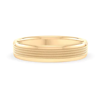Quad Milgrain Band (6mm)