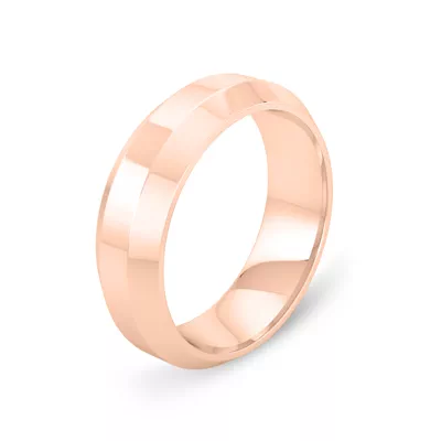 Bold Faceted Band (6mm)
