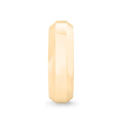 Bold Faceted Band (6mm)
