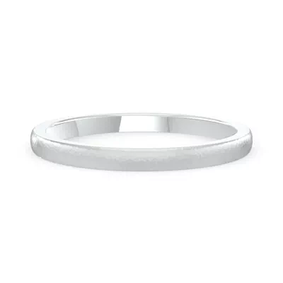 Hammered Satin Dome Comfort Fit Band (2mm)