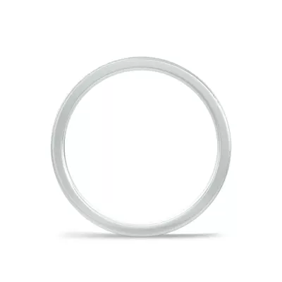 Hammered Satin Dome Comfort Fit Band (2mm)