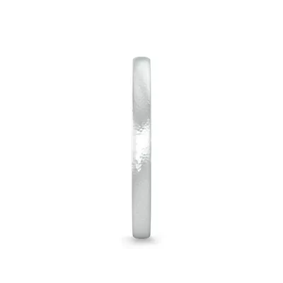 Hammered Satin Dome Comfort Fit Band (2mm)