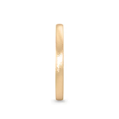 Hammered Satin Dome Comfort Fit Band (2mm)