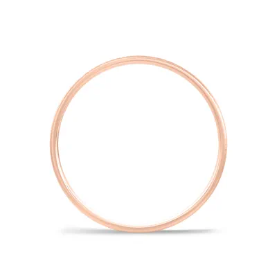 Hammered Satin Dome Comfort Fit Band (2mm)