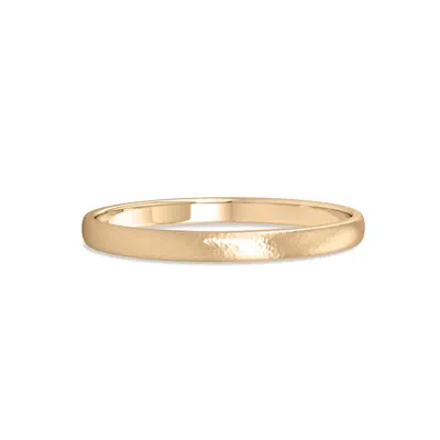 Hammered Satin Dome Comfort Fit Band (2mm)