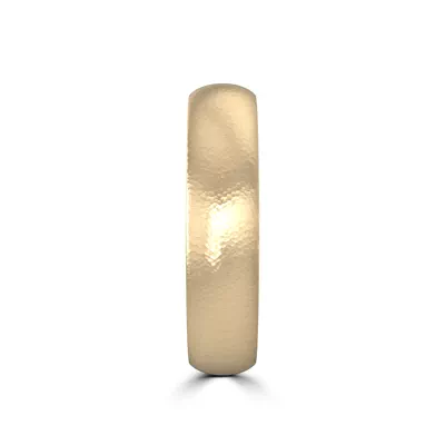 Hammered Satin Dome Comfort Fit Band (5mm)