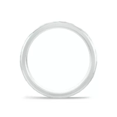 Hammered Matte Center Comfort Fit Band (4mm)