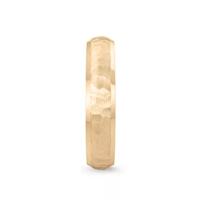 Hammered Matte Center Comfort Fit Band (4mm)
