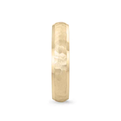 Hammered Matte Center Comfort Fit Band (4mm)