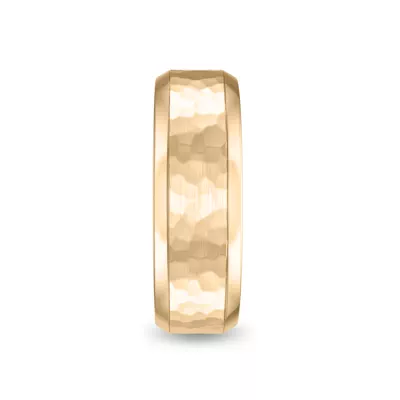 Hammered Matte Center Comfort Fit Band (6mm)