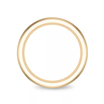 Hammered Matte Center Comfort Fit Band (6mm)