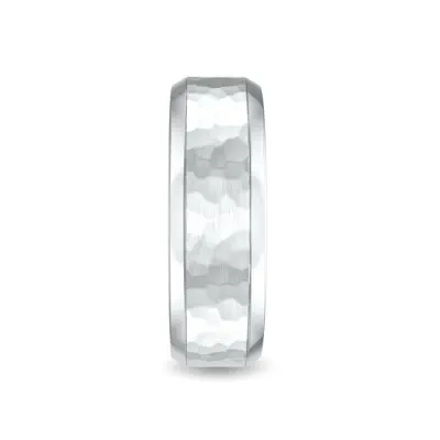 Hammered Matte Center Comfort Fit Band (6mm)