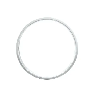 Matte Center Rope Edge Comfort Fit Band (8mm)