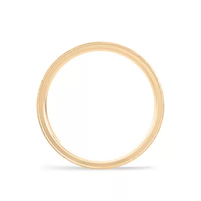 Matte Double Step Edge Comfort Fit Band (3mm)