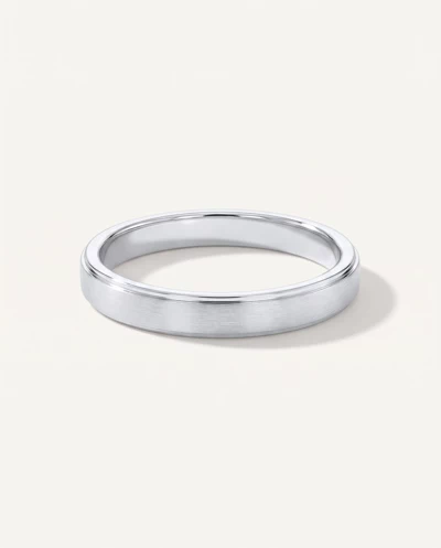 Matte Double Step Edge Comfort Fit Band (3mm)