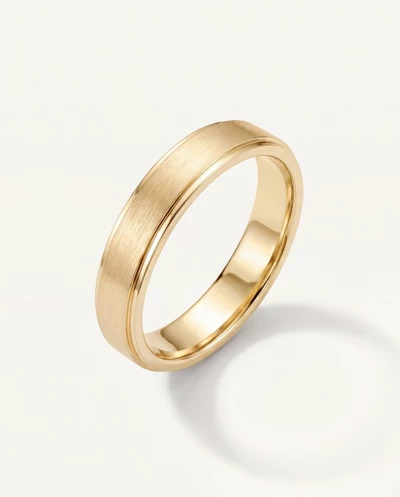 Matte Double Step Edge Comfort Fit Band (3mm)