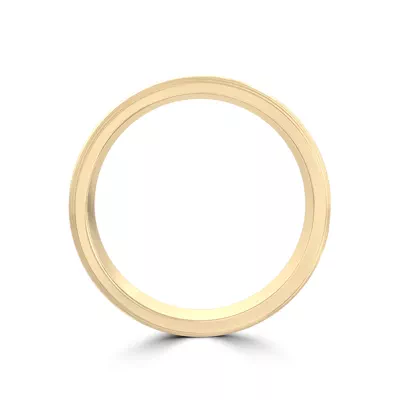 Matte Double Step Edge Comfort Fit Band (6mm)