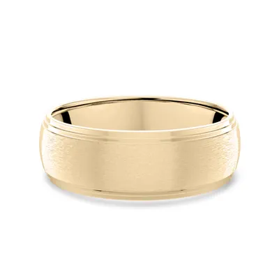Matte Double Step Edge Comfort Fit Band (6mm)