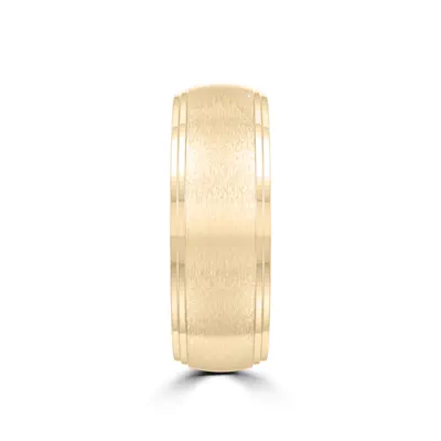 Matte Double Step Edge Comfort Fit Band (6mm)