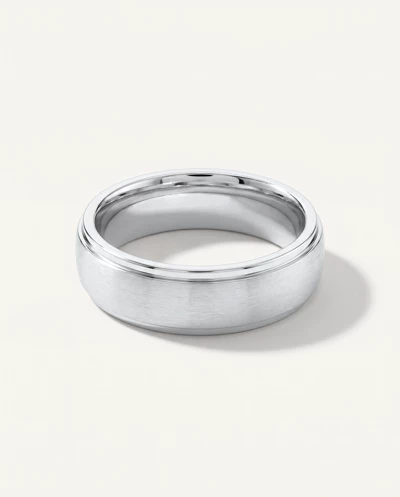 Matte Double Step Edge Comfort Fit Band (6mm)