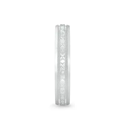 Geometric Milgrain Band (3.5mm)