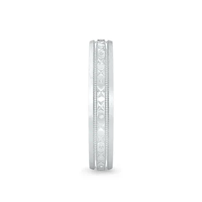 Geometric Milgrain Band (3.5mm)
