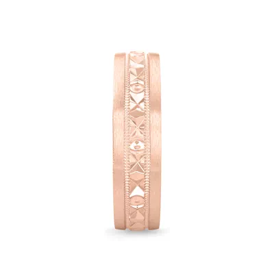 Geometric Milgrain Band (6mm)