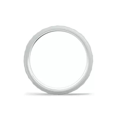 Hammered Satin Flat Comfort Fit Band (4mm)