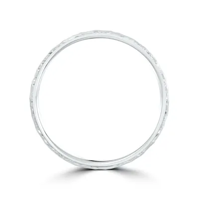 Hammered Satin Flat Comfort Fit Band (6mm)