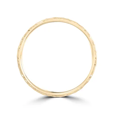 Hammered Satin Flat Comfort Fit Band (6mm)
