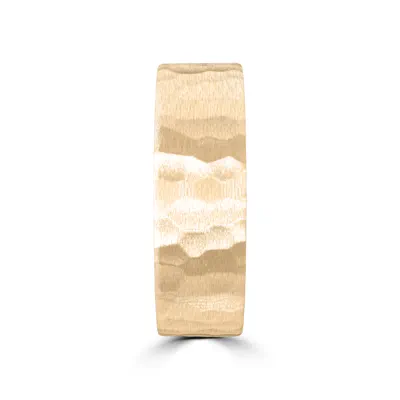 Hammered Satin Flat Comfort Fit Band (6mm)