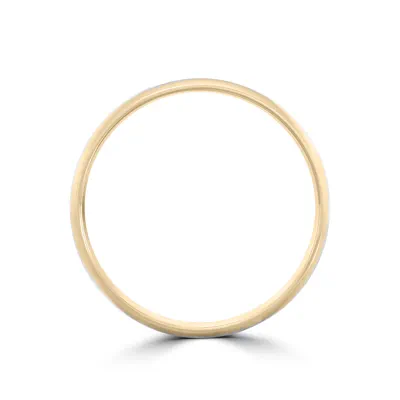 Two-Tone Satin Center Beveled Edge Comfort Fit Band (6mm)