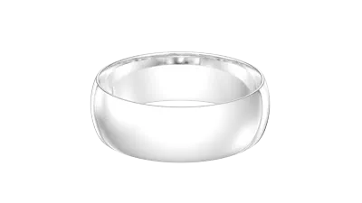 Classic Lightweight Wedding Band (7mm)