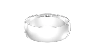 Classic Lightweight Wedding Band (7mm)