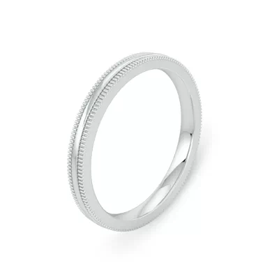 High Dome Coin Edge Band (2mm)