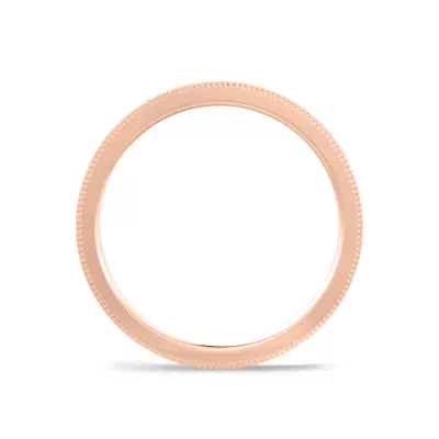 High Dome Coin Edge Band (2mm)