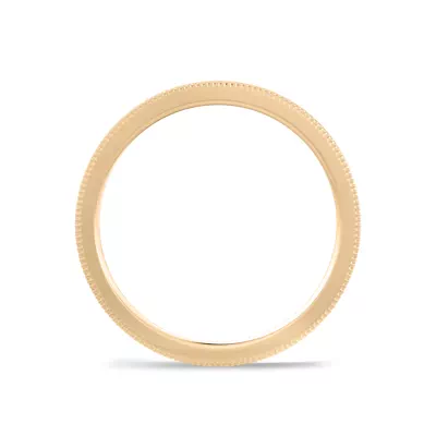 High Dome Coin Edge Band (2mm)