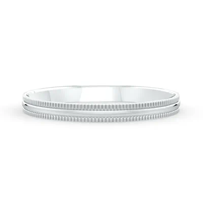 High Dome Coin Edge Band (2mm)