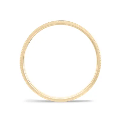 High Dome Coin Edge Band (6mm)