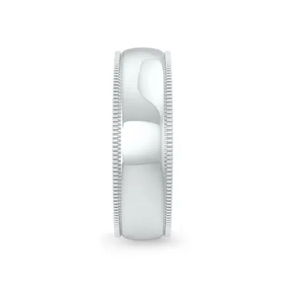 High Dome Coin Edge Band (6mm)