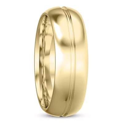 Grus Men's Wedding Band